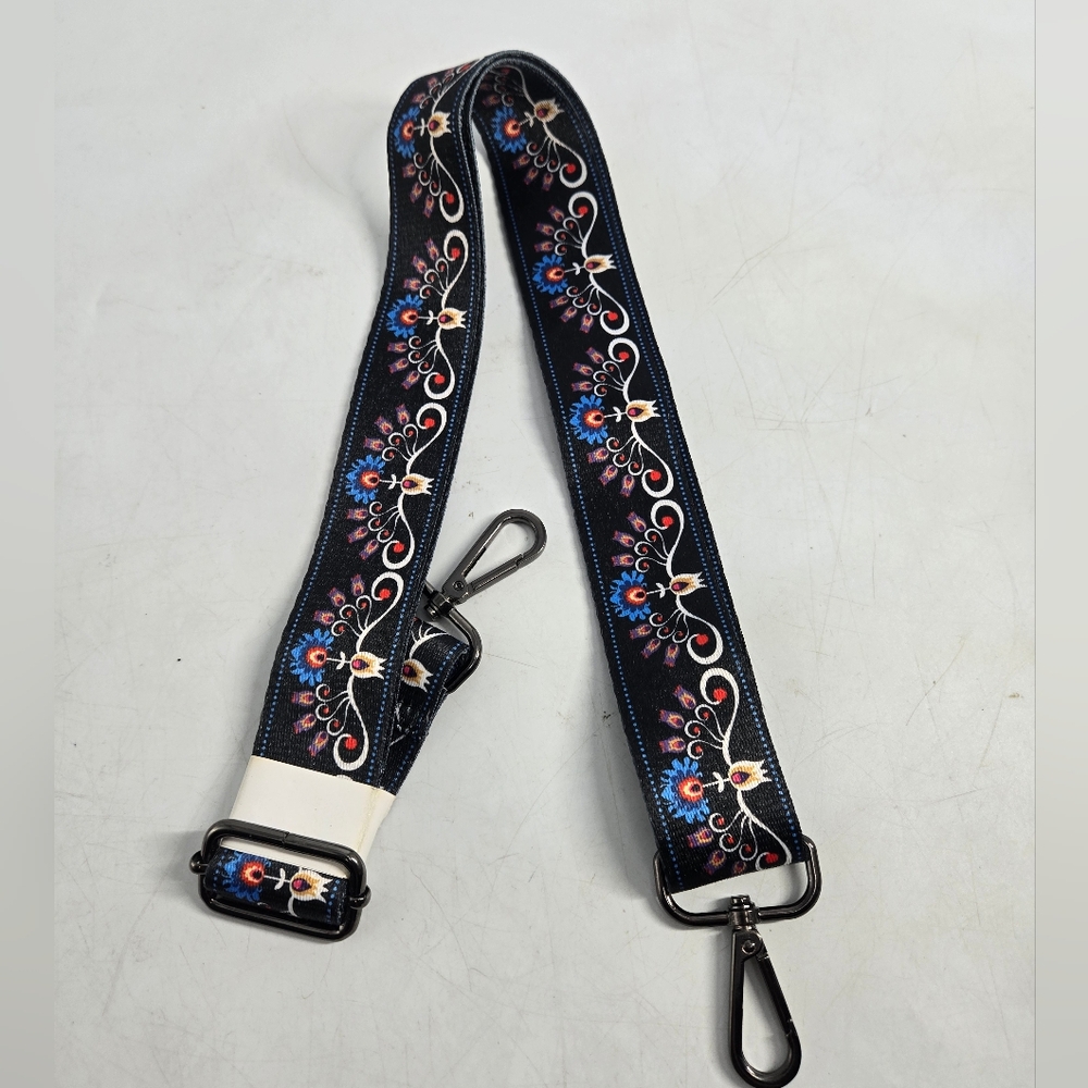 NEW Floral Print Strap Hook Clips